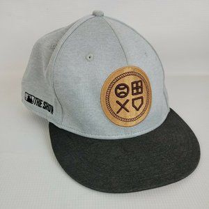 Playstation MLB The Show Snapback Hat Baseball Cap New Era Gray H008